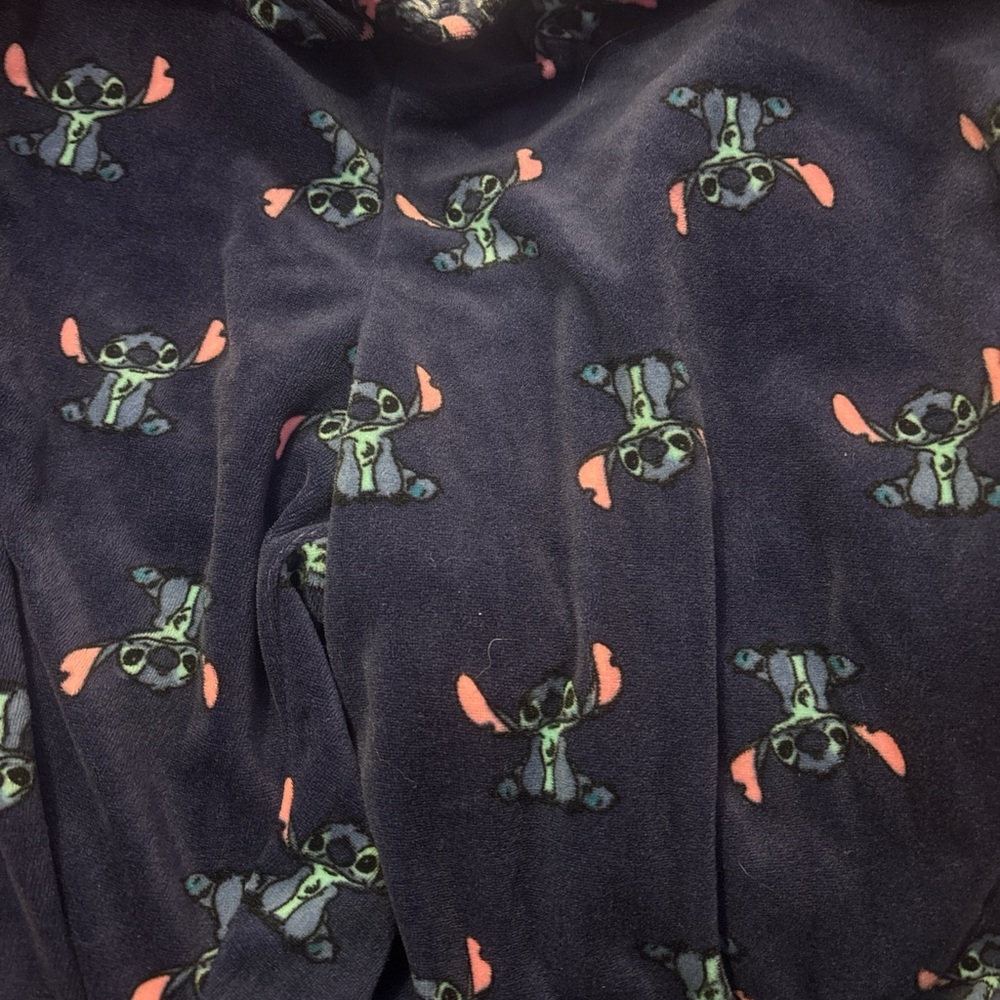Disney Navy Blue Stitch Pants